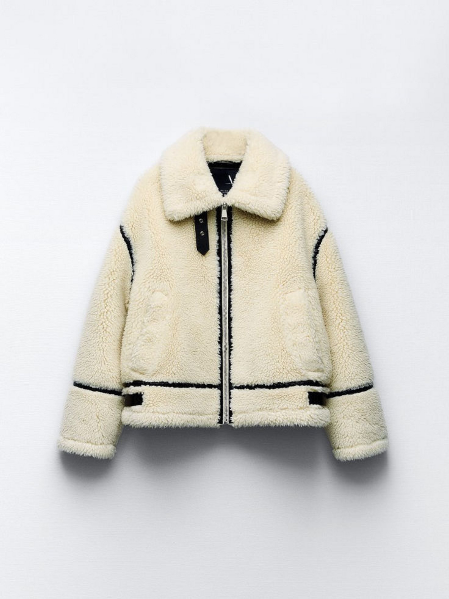 Jacket Teddy dupe Zara
