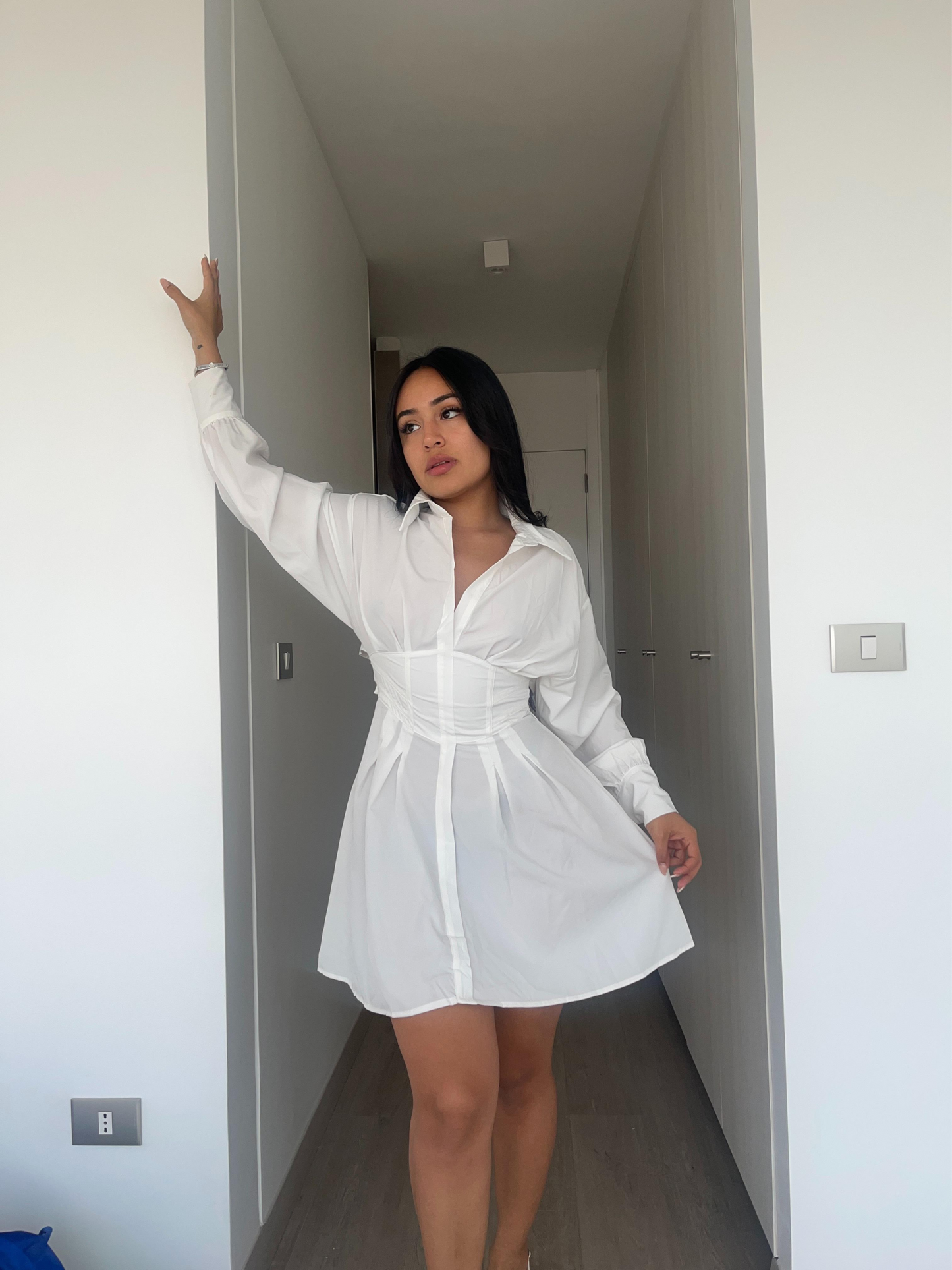 Camisa Vestido Corset