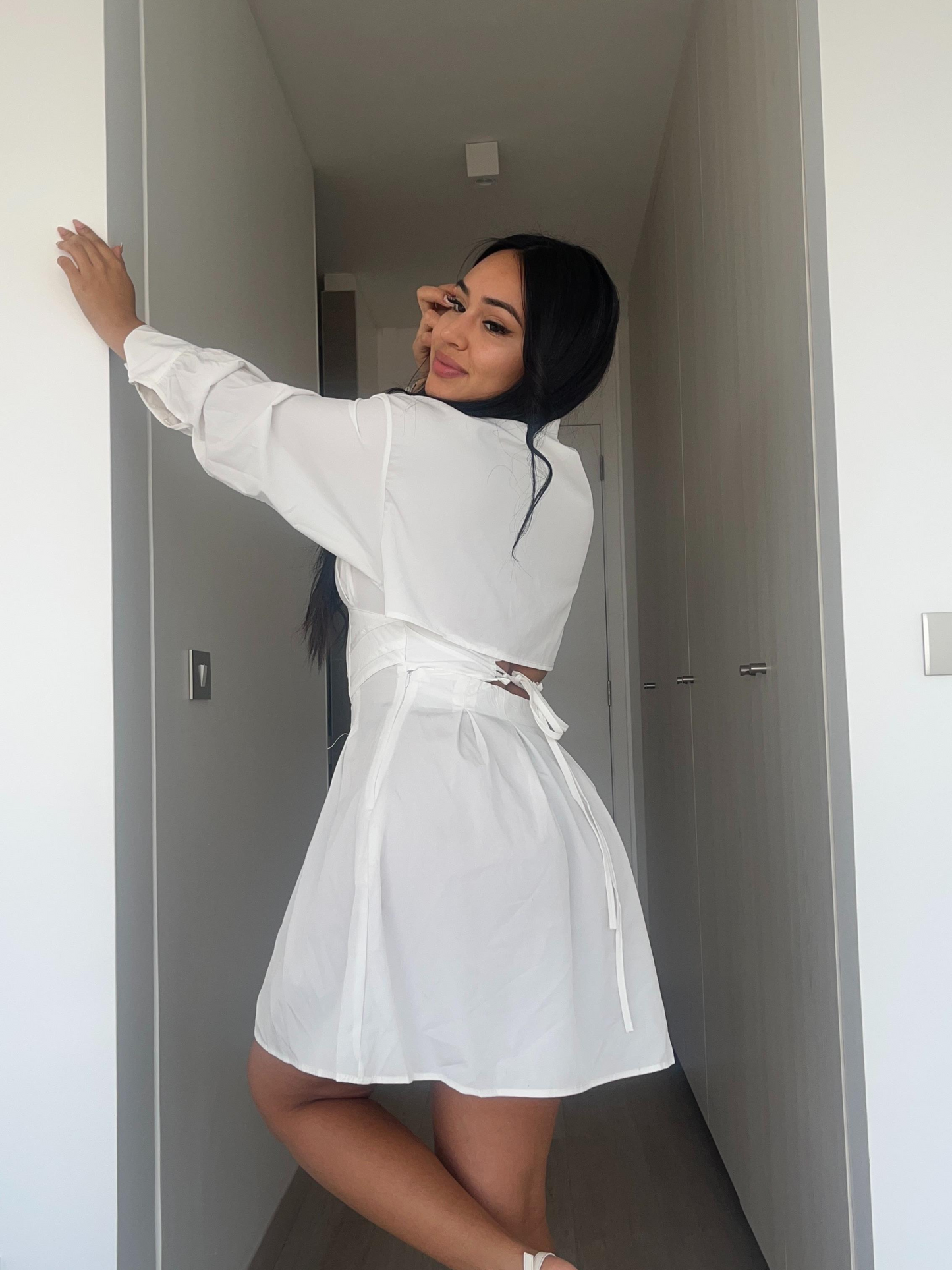 Camisa Vestido Corset
